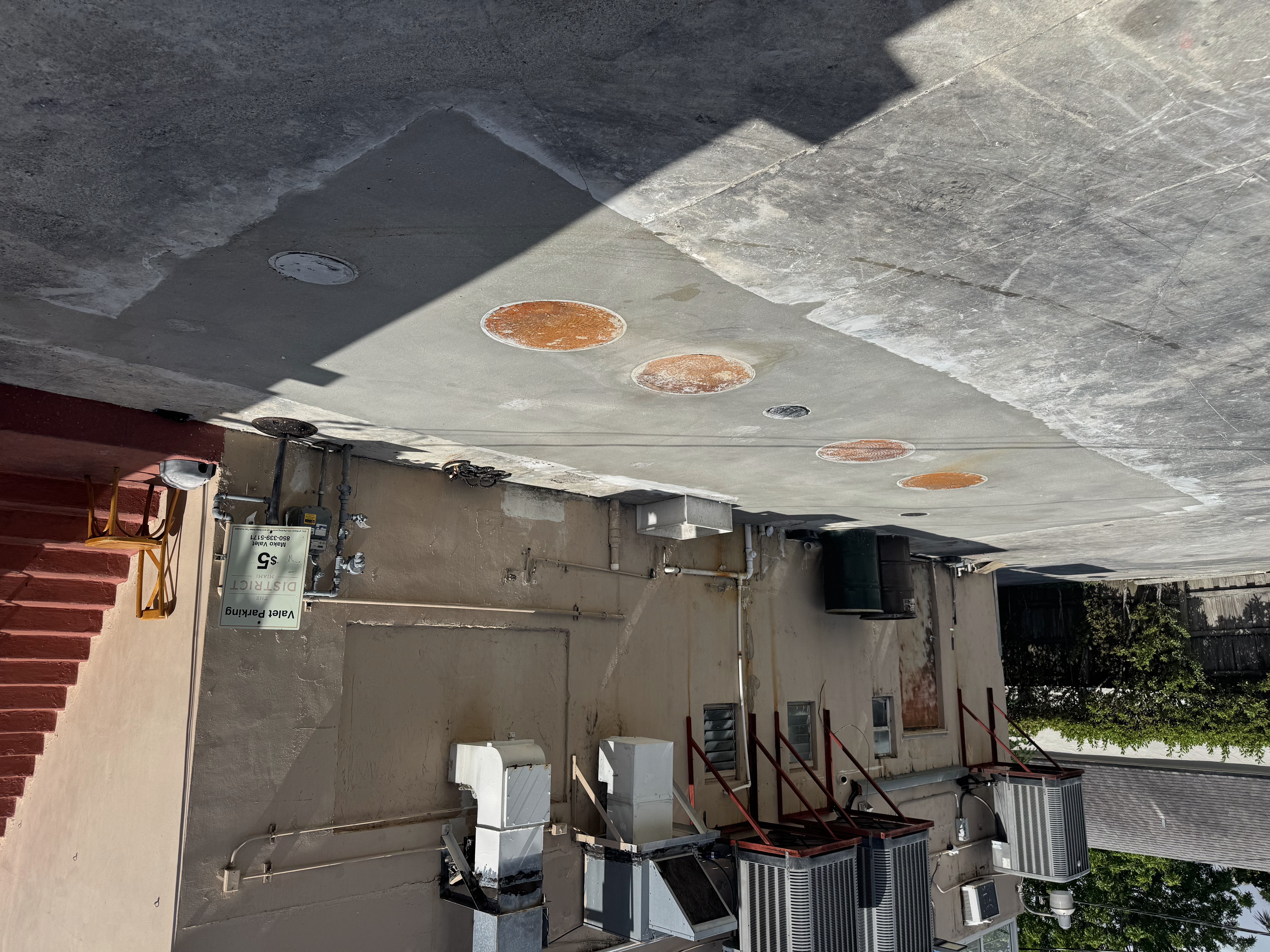 Installed grease interceptor covers and concrete work at Jass Kitchen